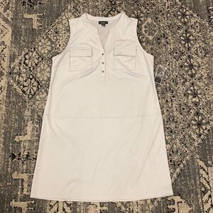 NWT Alfani Faux Suede Pocket Dress